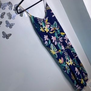 Plus Floral Midi Summer Dress